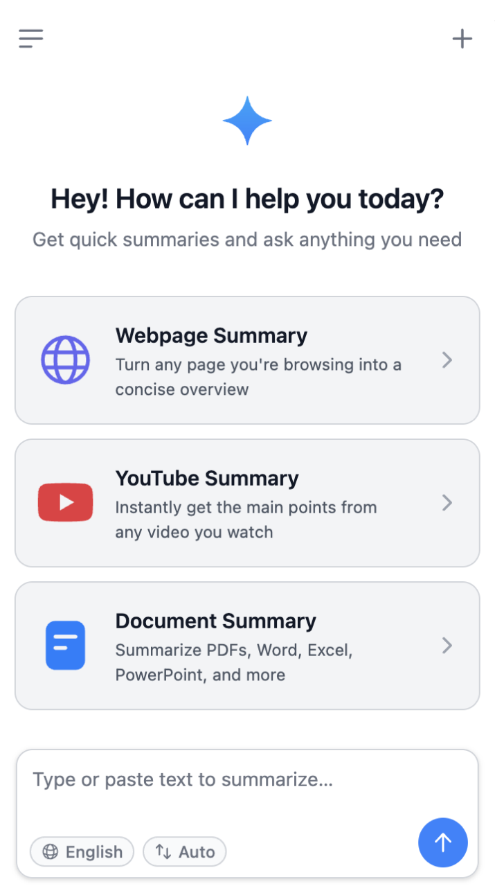Summarize AI App